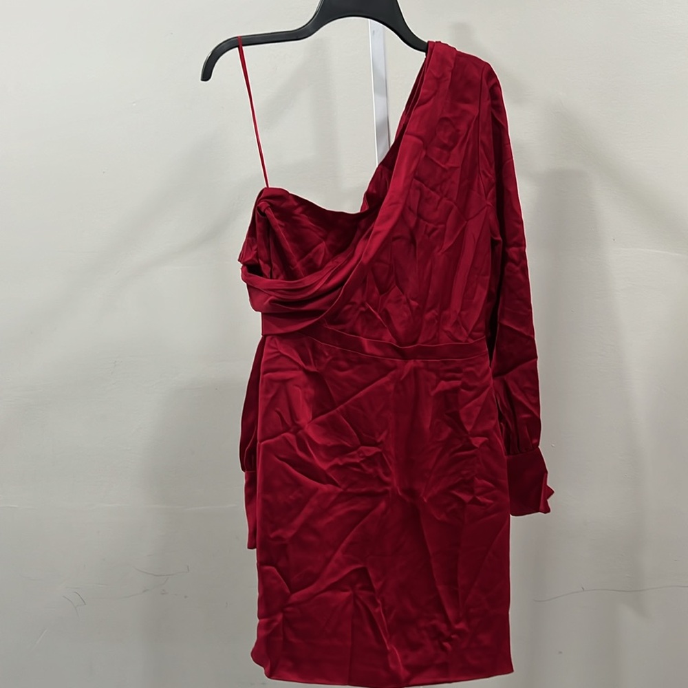 SIMKHAI Cameron Dress in Cherry - Picture 7 of 8